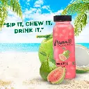 ALPHA 8 Fruit Juice Infused with Nata de Coco - Natural Energizer & Immunity Booster, Healthy Juice, High Fiber, Real Natural Taste Juice(Pack of 12,Guava)