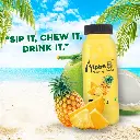 ALPHA 8 FRUIT Juice with NATA De Coco Coconut Cubes Natural Energizer & Immunity Booster, Healthy Juice, High Fiber, Real Natural Taste (Pineapple Juice, Pack of 12)